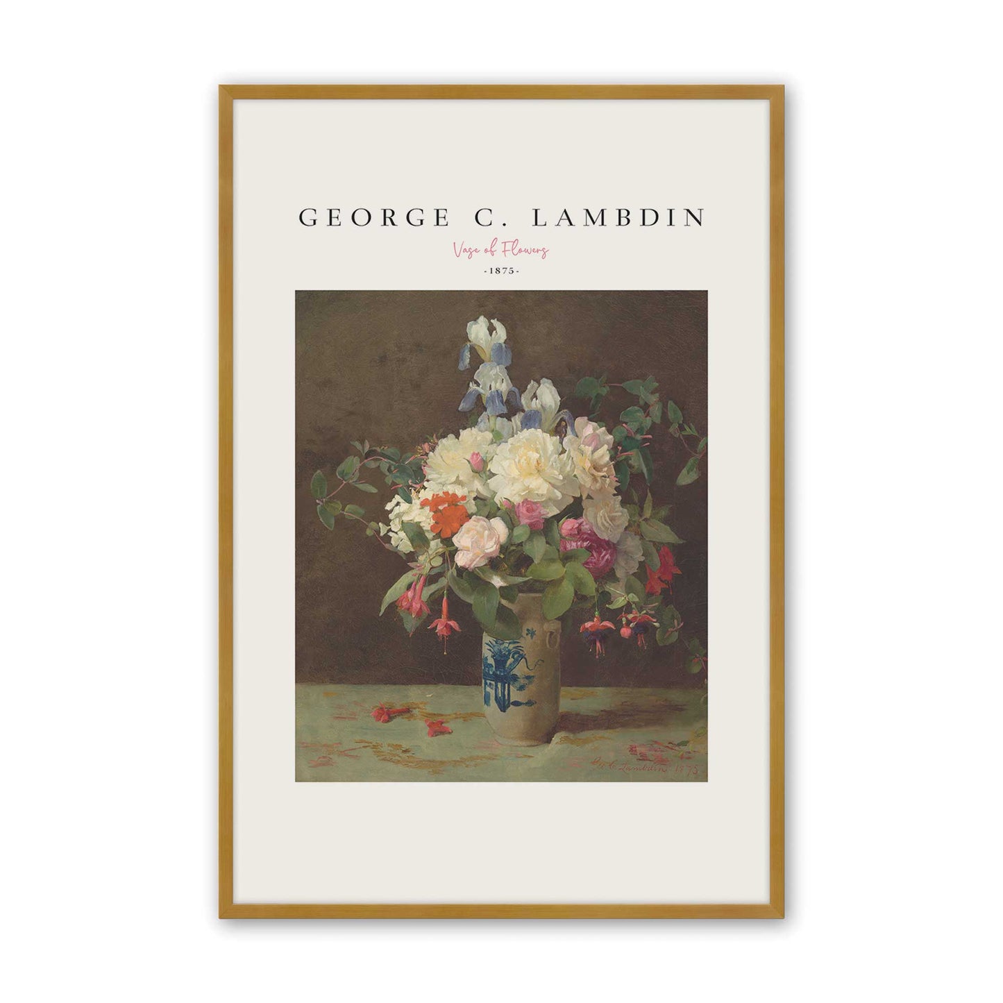 [Color:Polished Gold], Picture of art in a Polished Gold frame