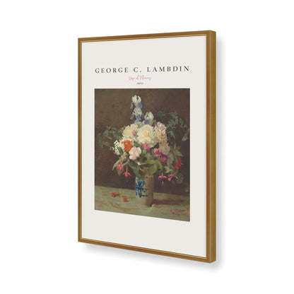 [Color:Polished Gold], Picture of art in a Polished Gold frame of the corner