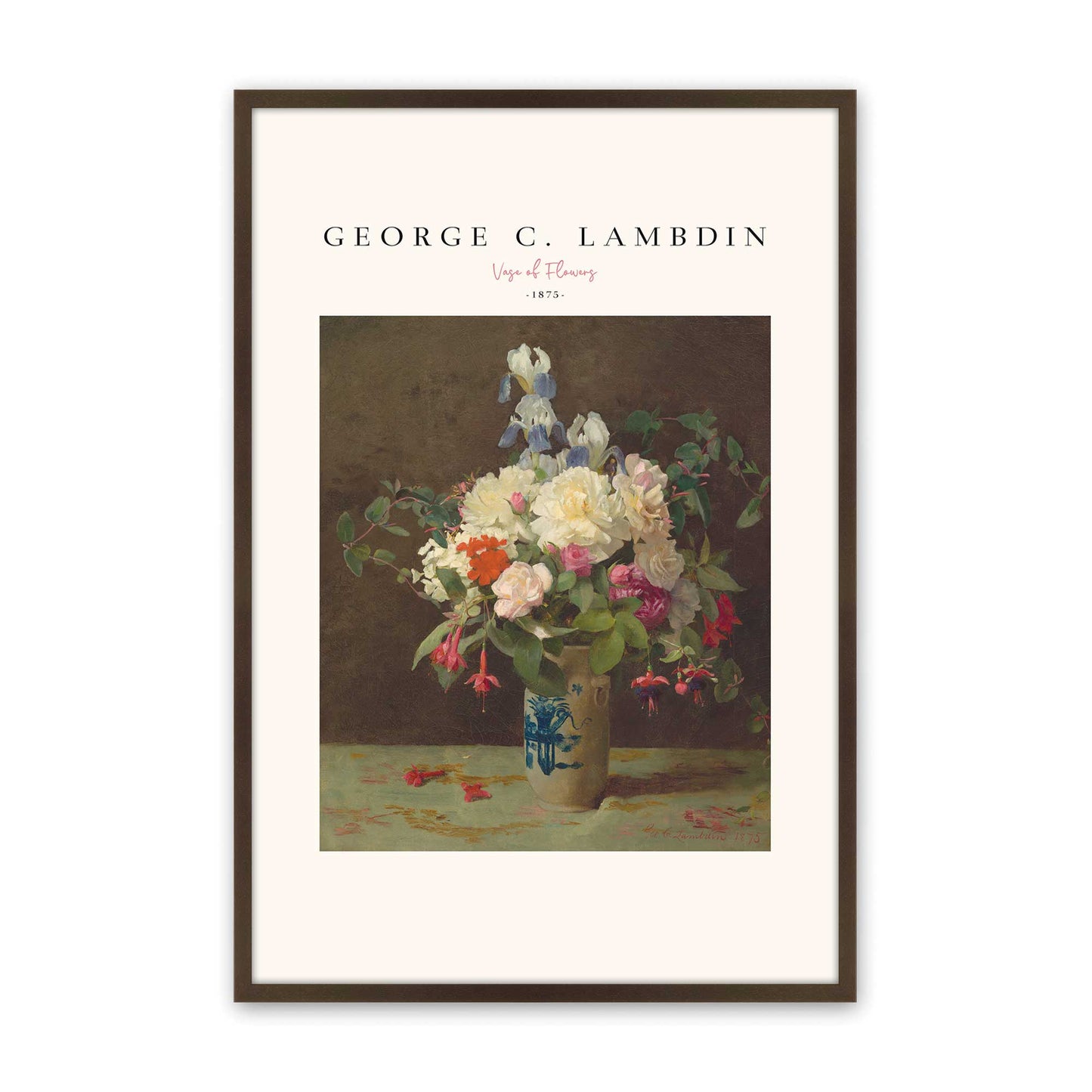 [Color:Belvinder Brown], Picture of art in a Belvinder Brown frame
