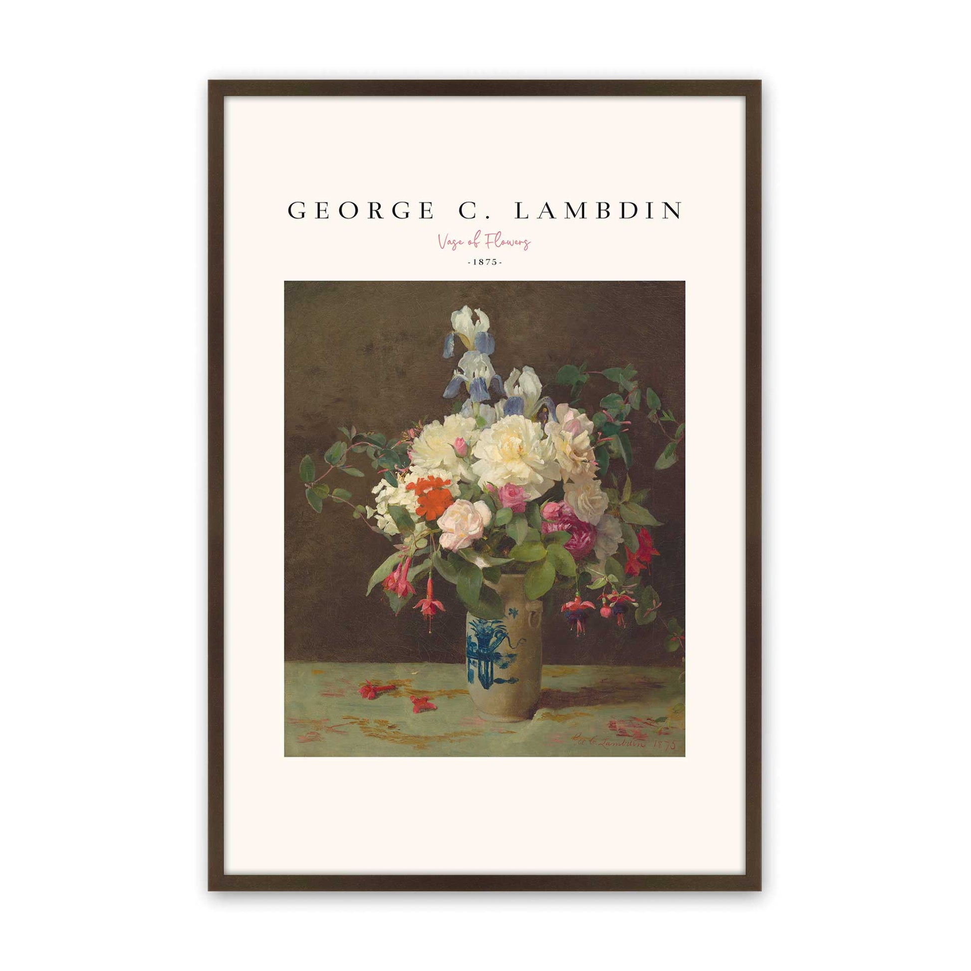 [Color:Belvinder Brown], Picture of art in a Belvinder Brown frame