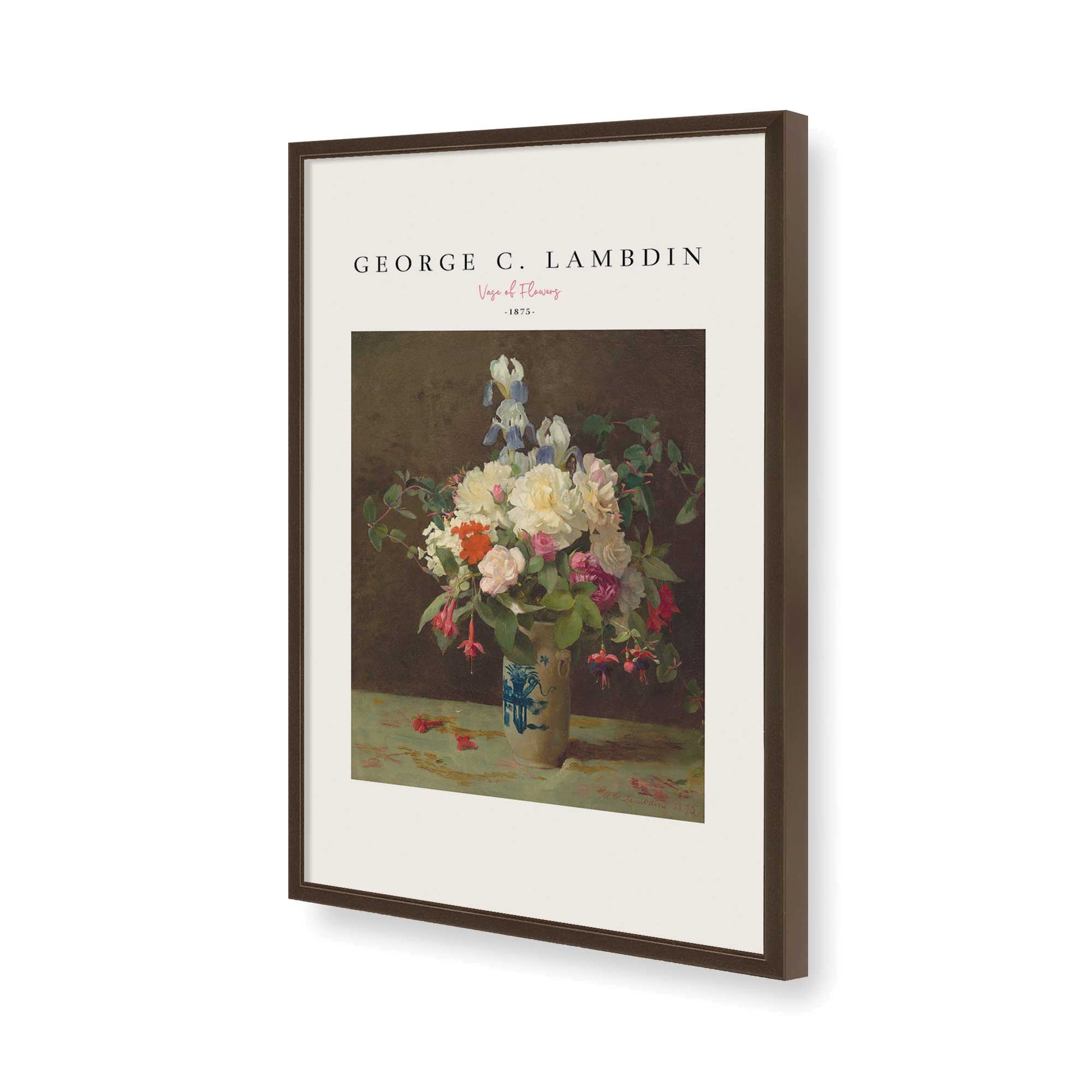 [Color:Belvinder Brown], Picture of art in a Belvinder Brown frame of the corner