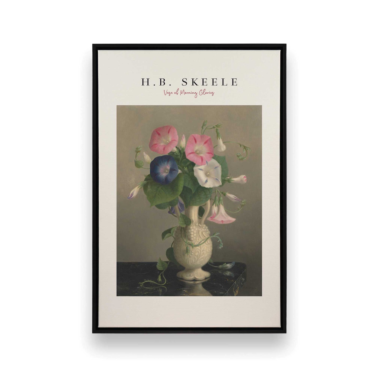 [Color:Satin Black], Picture of art in a Satin Black frame