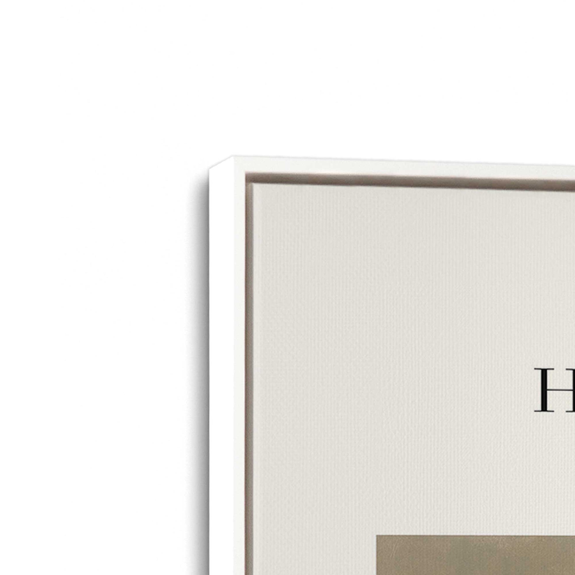 [Color:Opaque White], Picture of art in a White frame at an angle