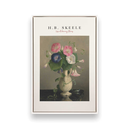[Color:Opaque White], Picture of art in a White frame