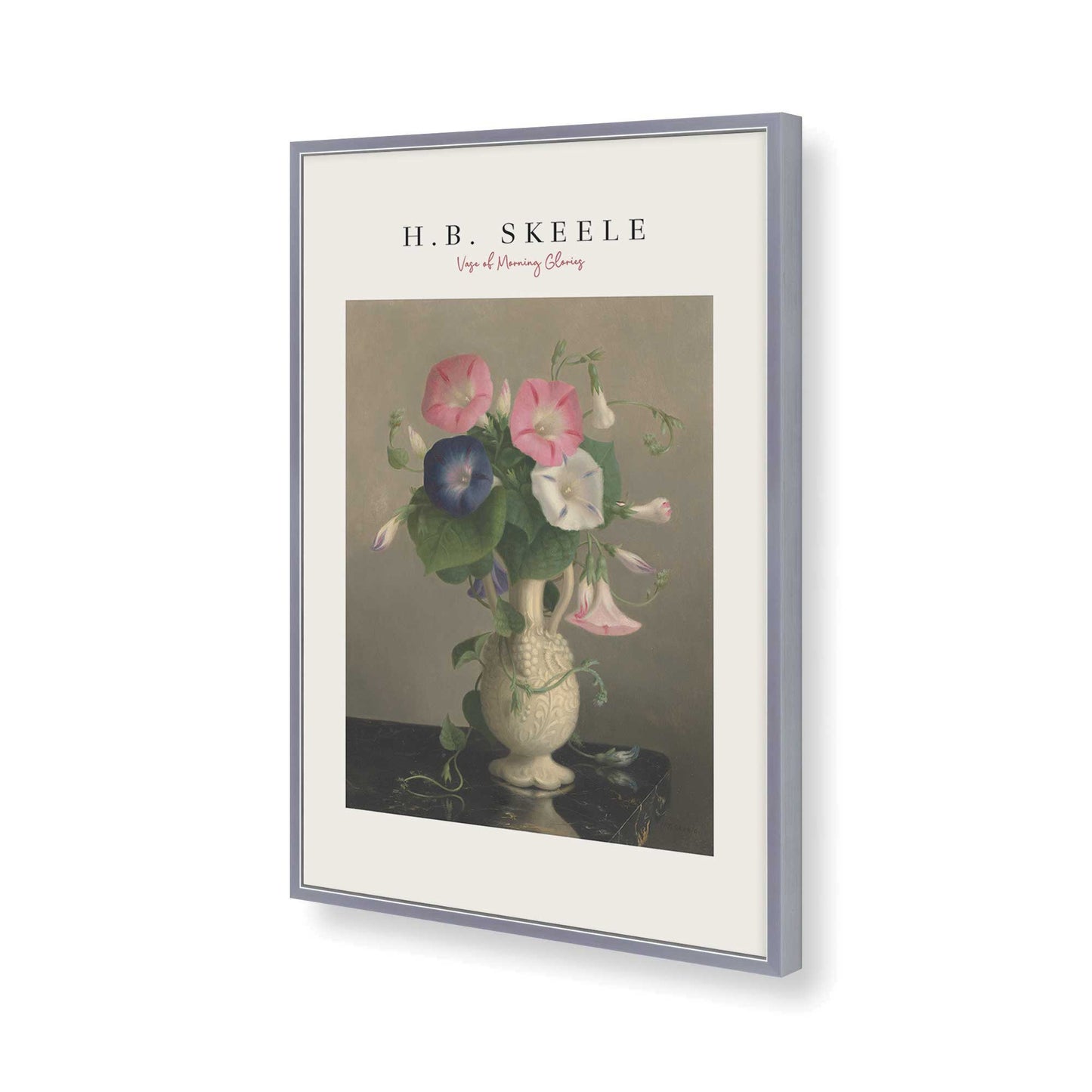 [Color:Polished Chrome], Picture of art in a Polished Chrome frame of the corner