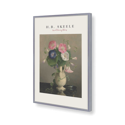 [Color:Polished Chrome], Picture of art in a Polished Chrome frame of the corner
