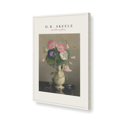 [Color:Opaque White], Picture of art in a Opaque White frame of the corner