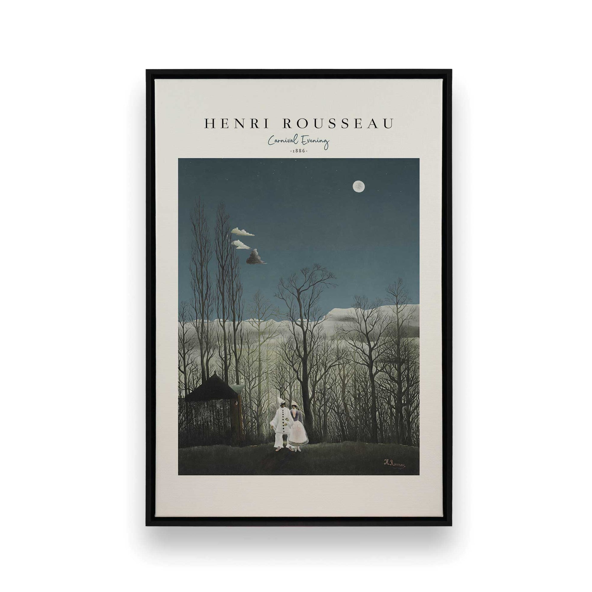 [Color:Satin Black], Picture of art in a Satin Black frame