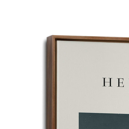 [Color:Walnut], Picture of art in a Walnut frame at an angle