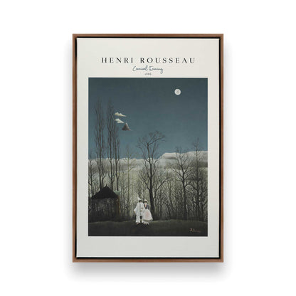 [Color:Walnut], Picture of art in a Walnut frame