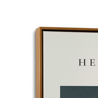 [Color:Polished Gold], Picture of art in a Polished Gold frame at an angle