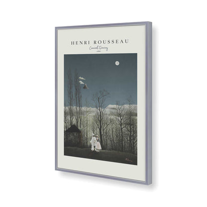[Color:Polished Chrome], Picture of art in a Polished Chrome frame of the corner