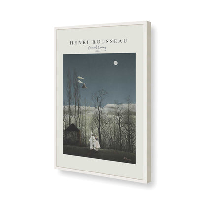 [Color:Opaque White], Picture of art in a Opaque White frame of the corner