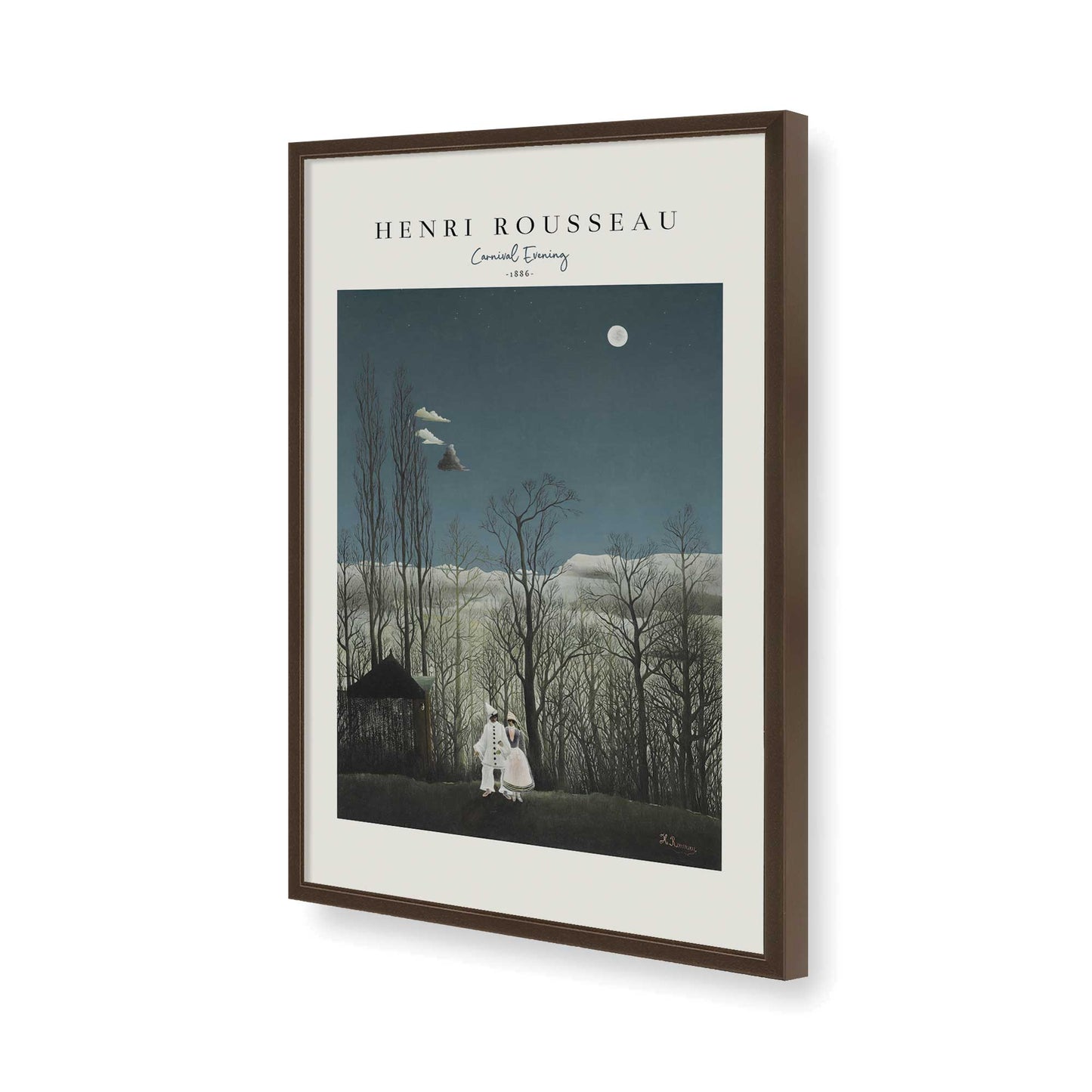 [Color:Belvinder Brown], Picture of art in a Belvinder Brown frame of the corner