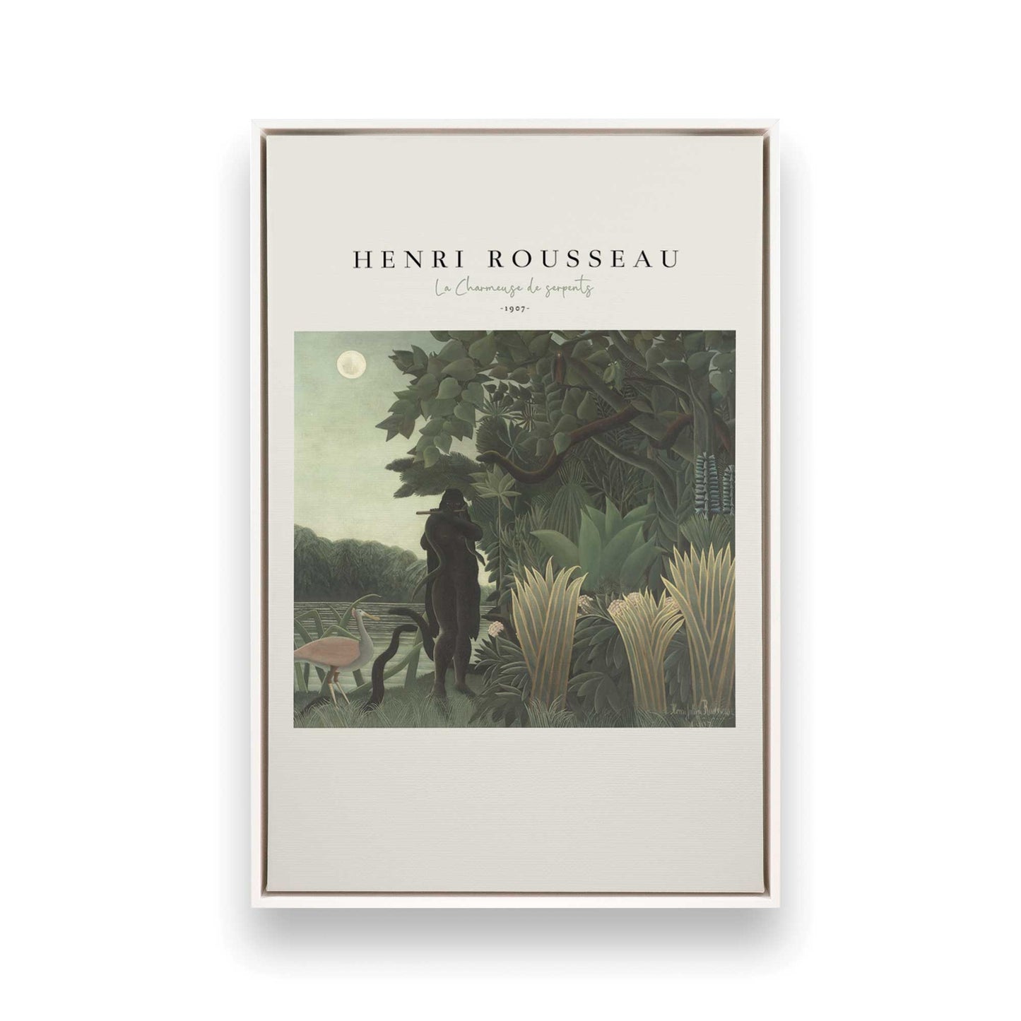 [Color:Opaque White], Picture of art in a White frame