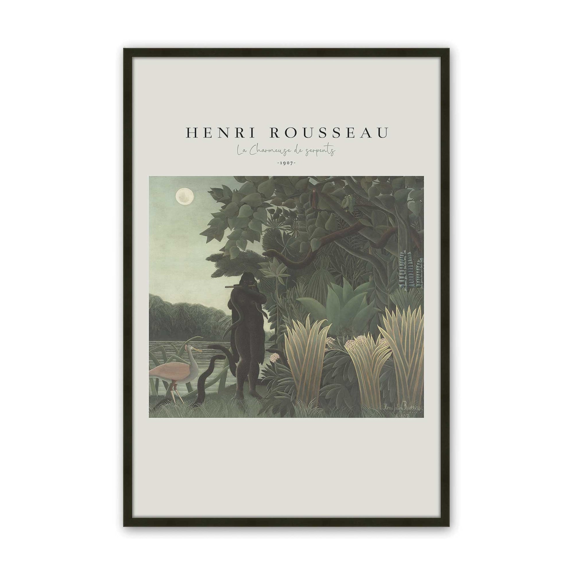 [Color:Satin Black], Picture of art in a Satin Black frame