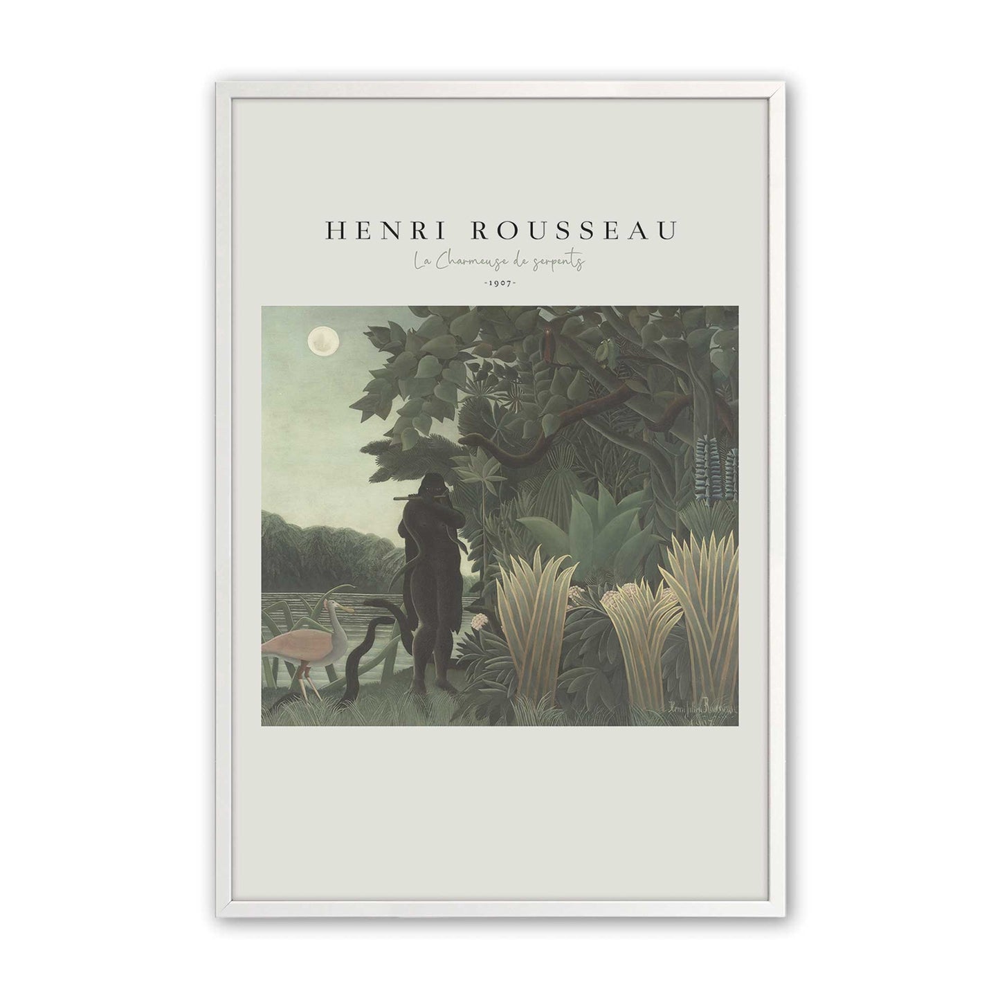 [Color:Opaque White], Picture of art in a Opaque White frame