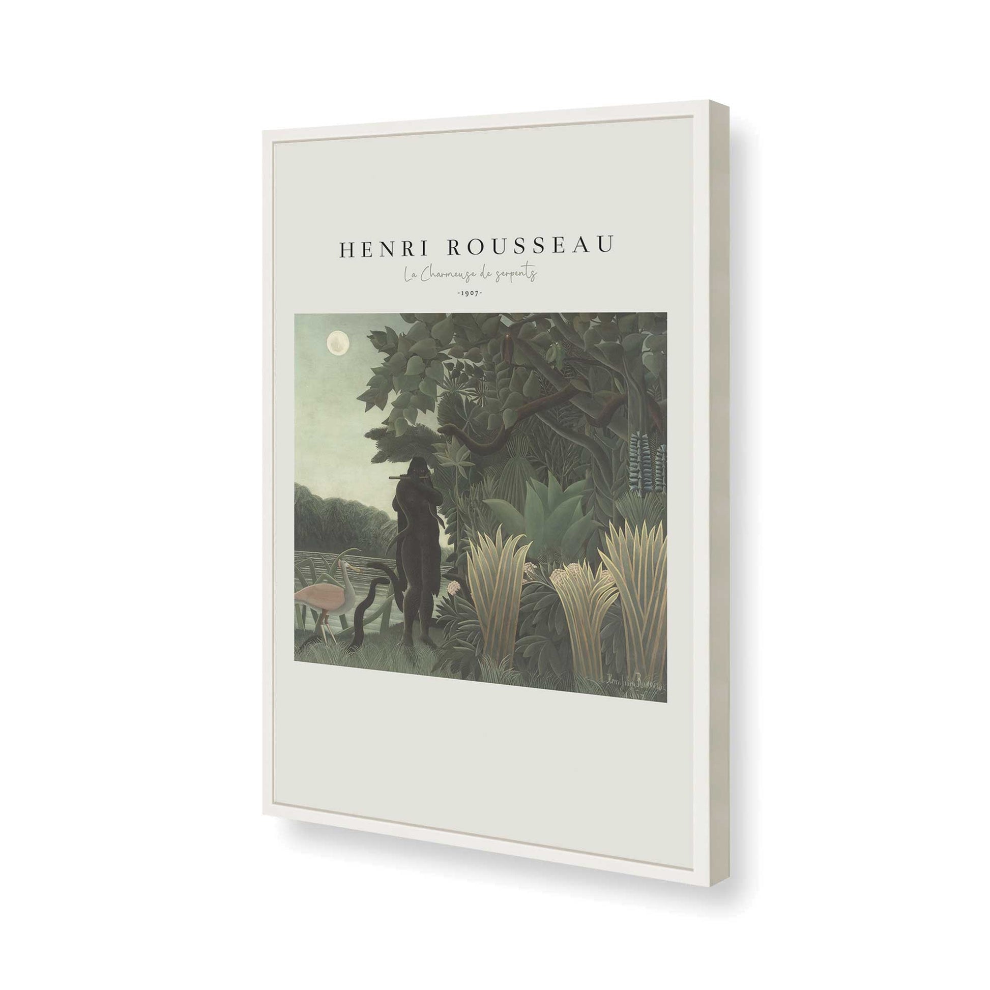 [Color:Opaque White], Picture of art in a Opaque White frame of the corner