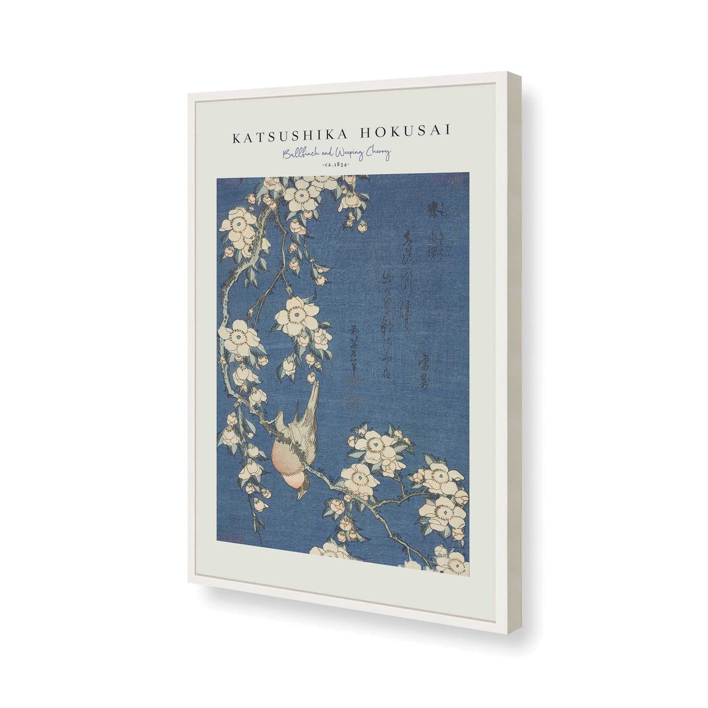 [Color:Opaque White], Picture of art in a Opaque White frame of the corner