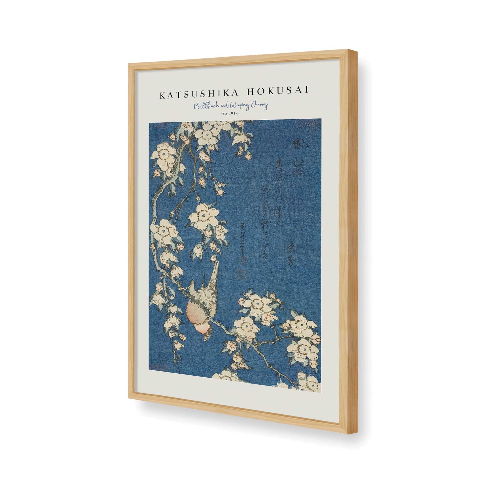 [Color:American Maple], Picture of art in a American Maple frame of the corner