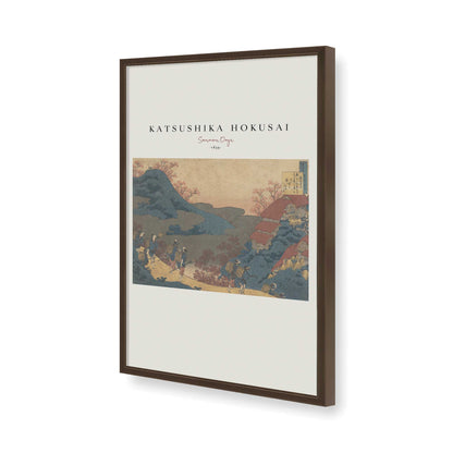 [Color:Belvinder Brown], Picture of art in a Belvinder Brown frame of the corner