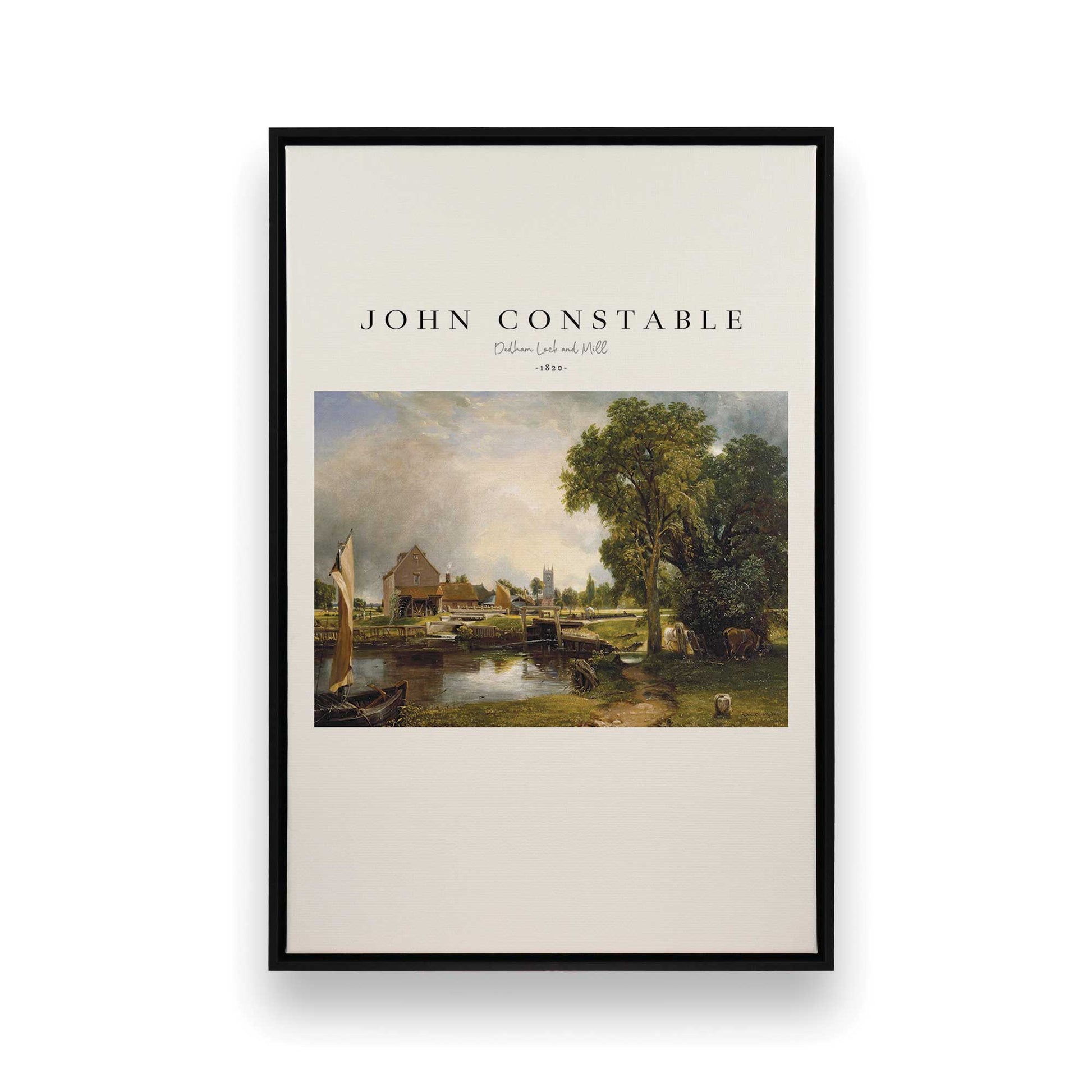 [Color:Satin Black], Picture of art in a Satin Black frame