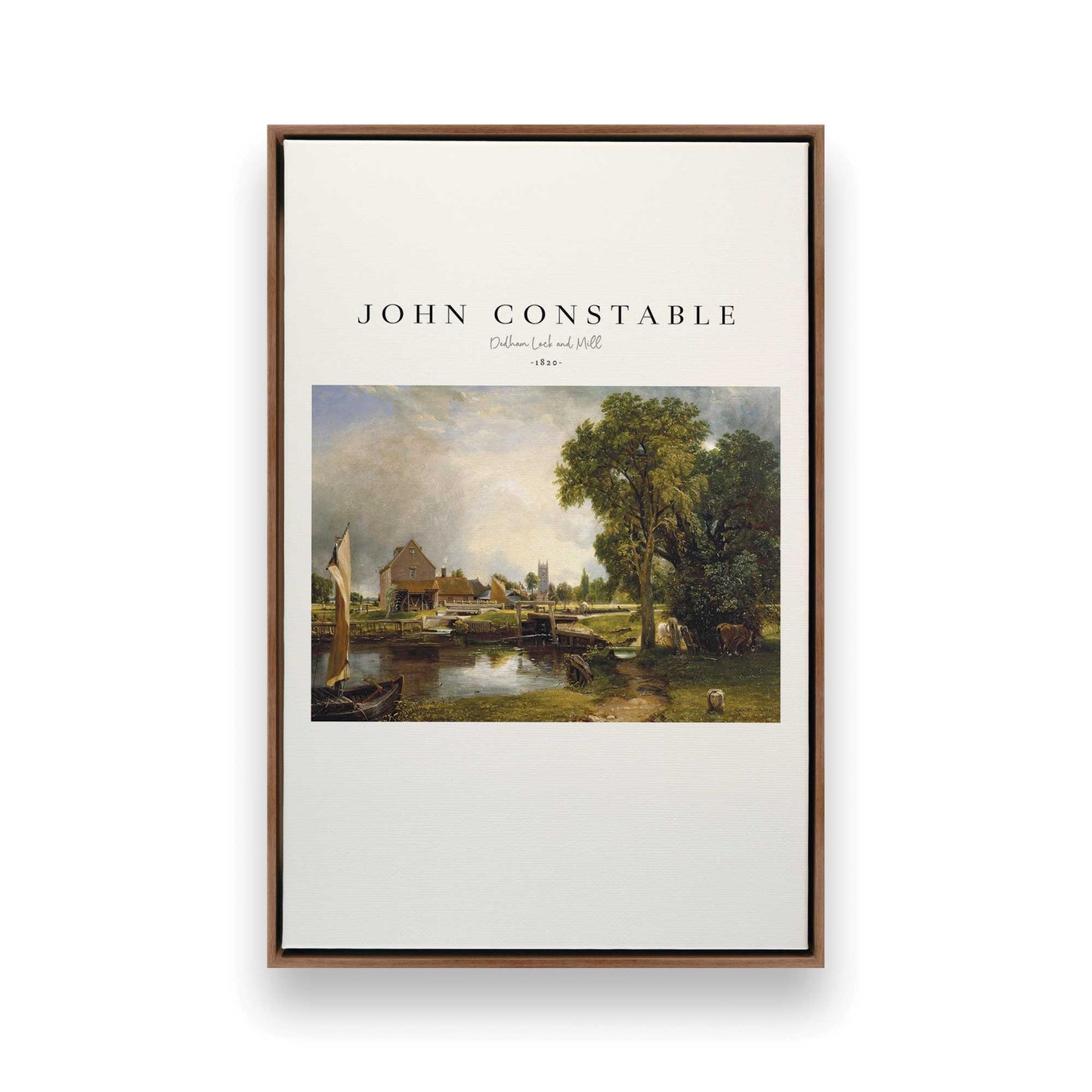 [Color:Walnut], Picture of art in a Walnut frame