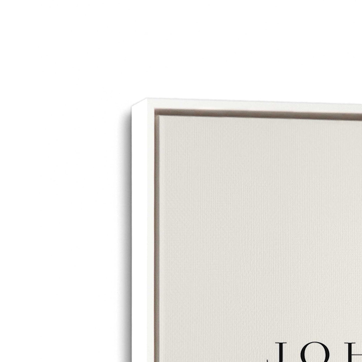 [Color:Opaque White], Picture of art in a White frame at an angle