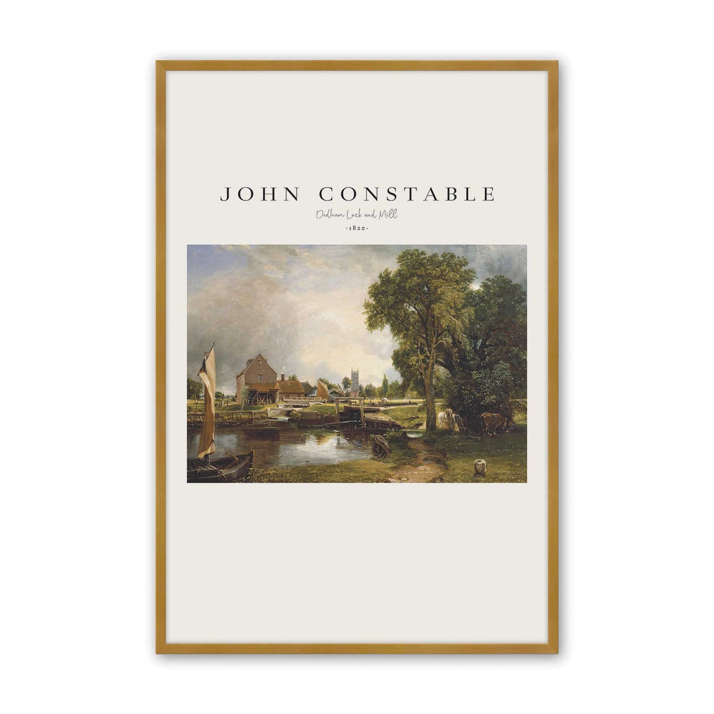 [Color:Polished Gold], Picture of art in a Polished Gold frame