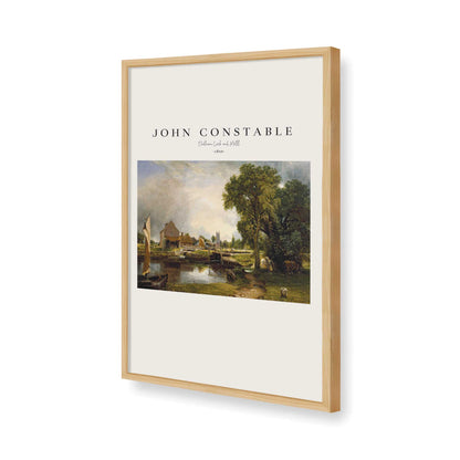 [Color:American Maple], Picture of art in a American Maple frame of the corner