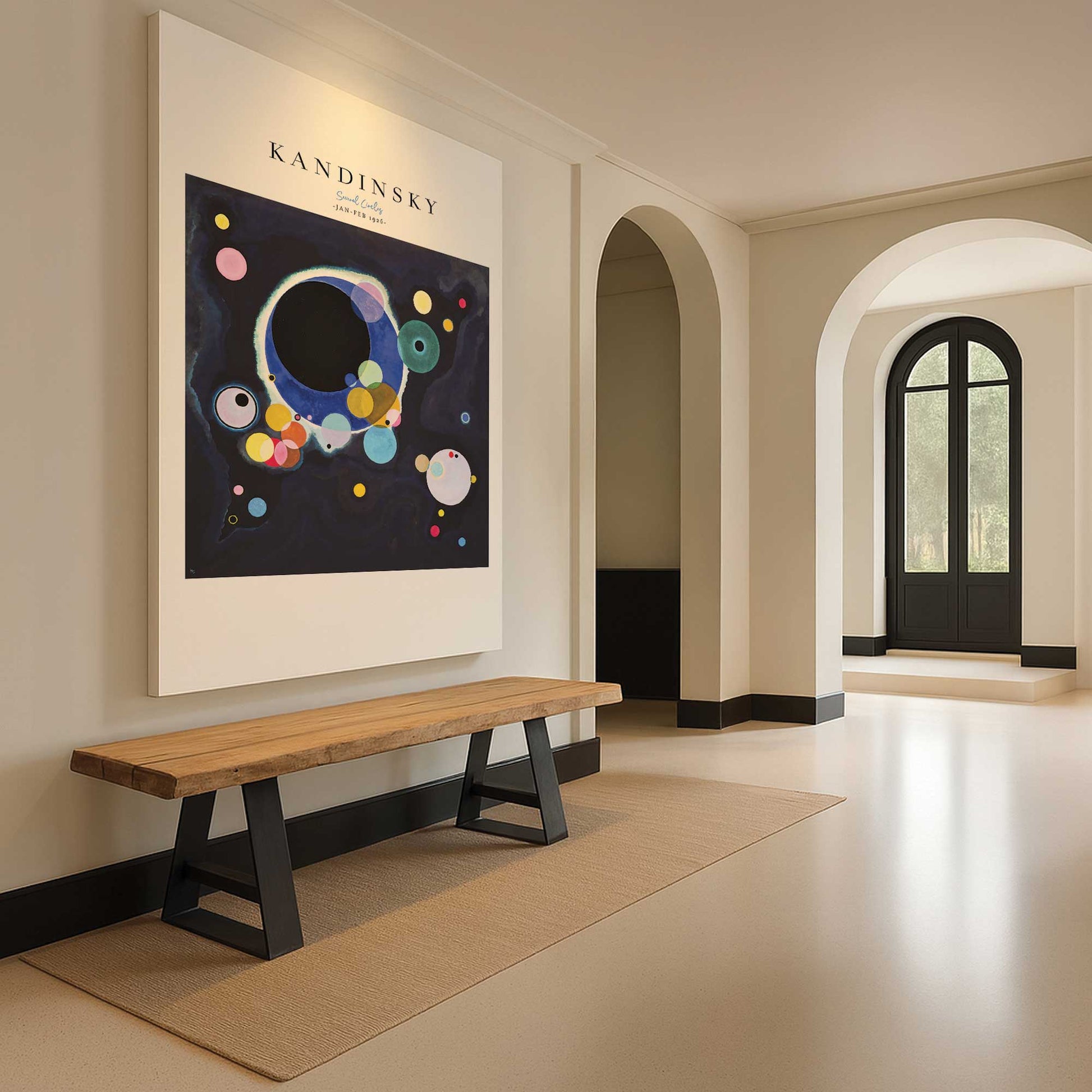 [Color:Stretched Canvas], Picture of art in a room