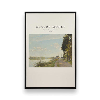 [Color:Satin Black], Picture of art in a Satin Black frame