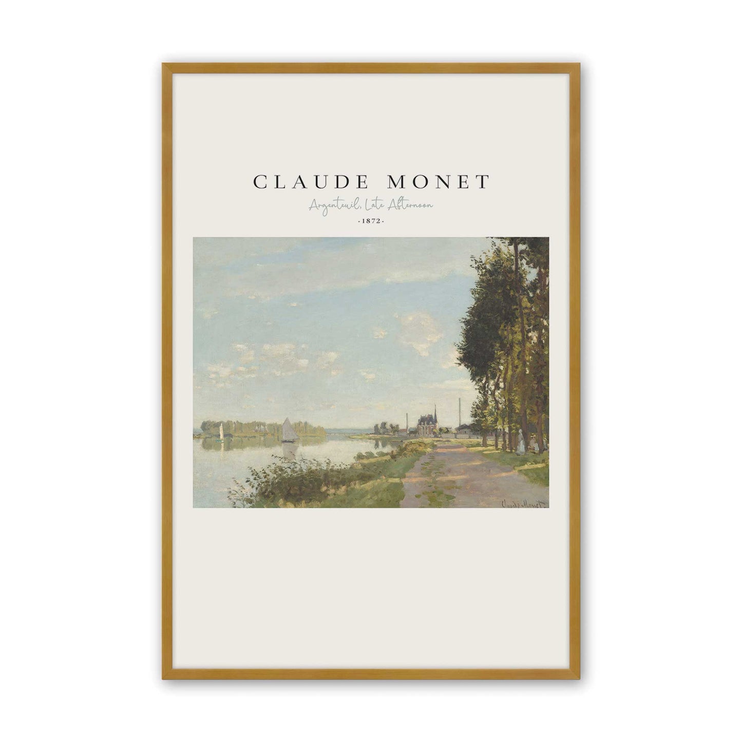 [Color:Polished Gold], Picture of art in a Polished Gold frame