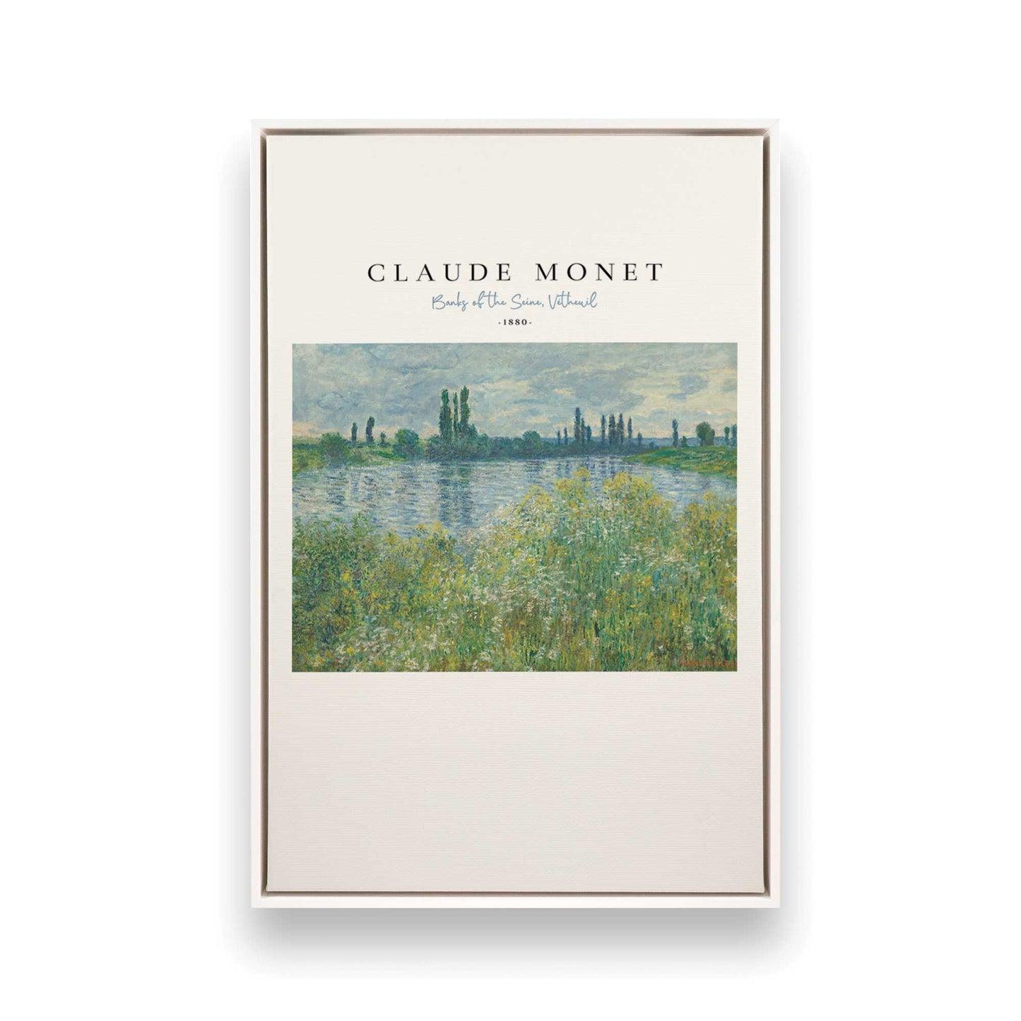 [Color:Opaque White], Picture of art in a White frame