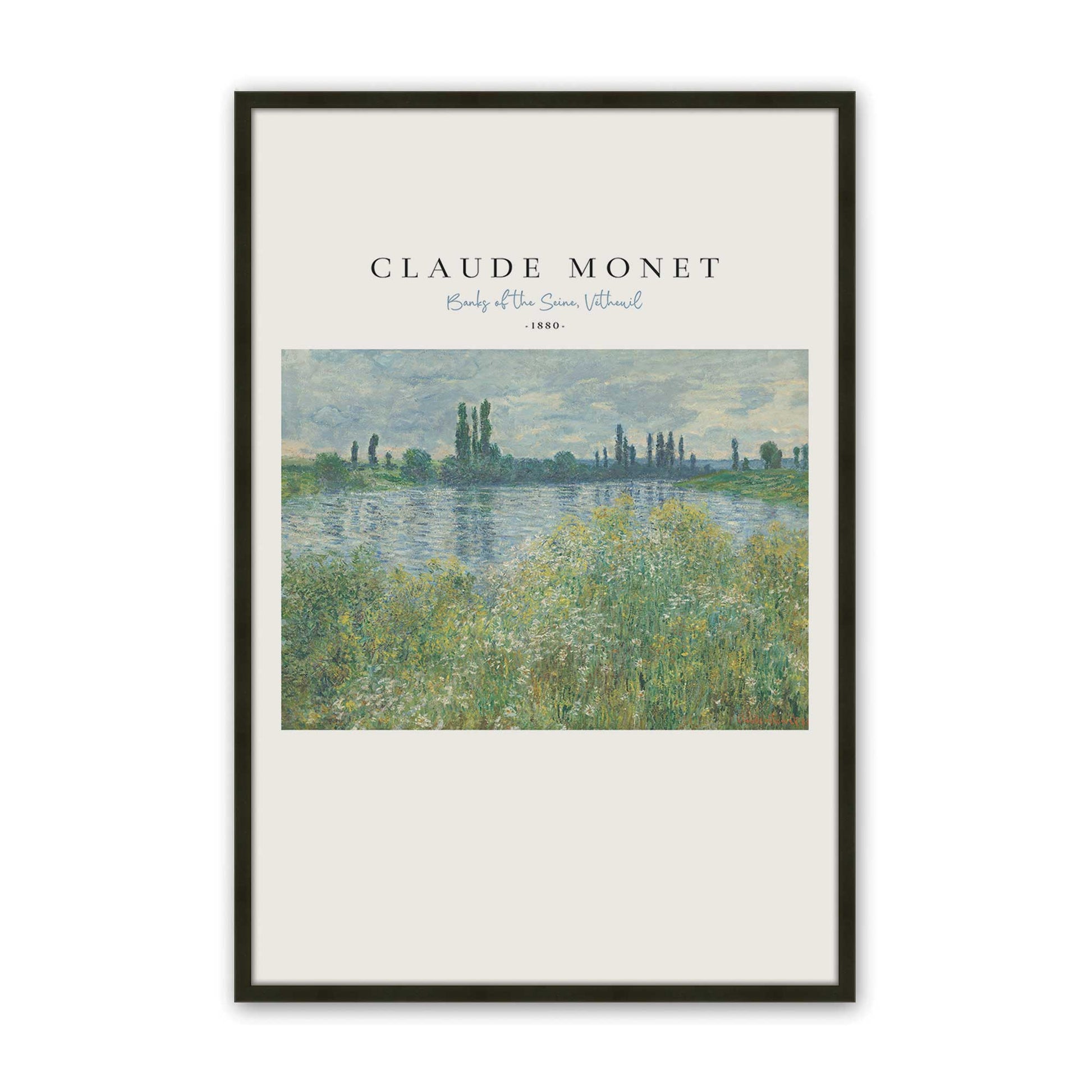 [Color:Satin Black], Picture of art in a Satin Black frame