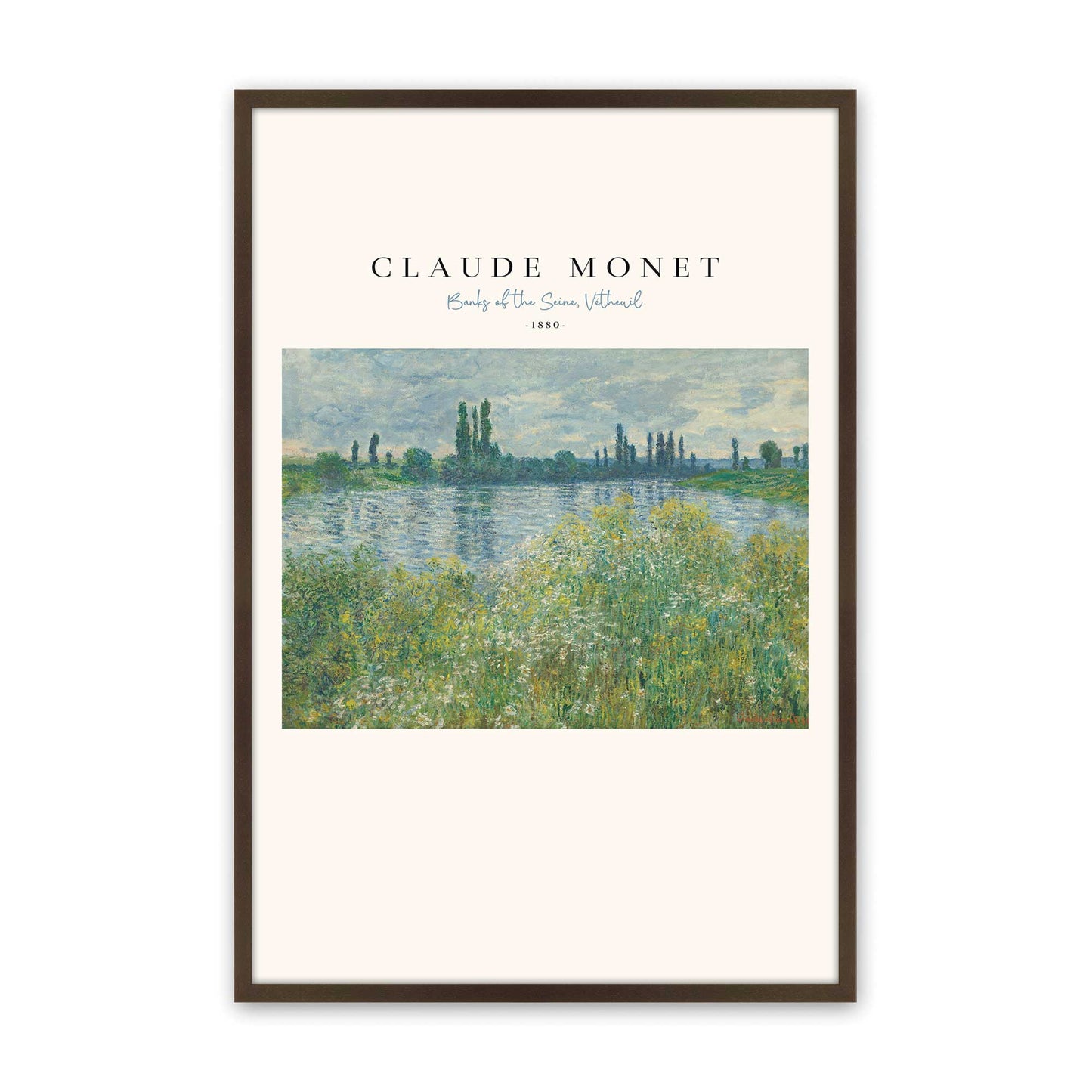[Color:Belvinder Brown], Picture of art in a Belvinder Brown frame