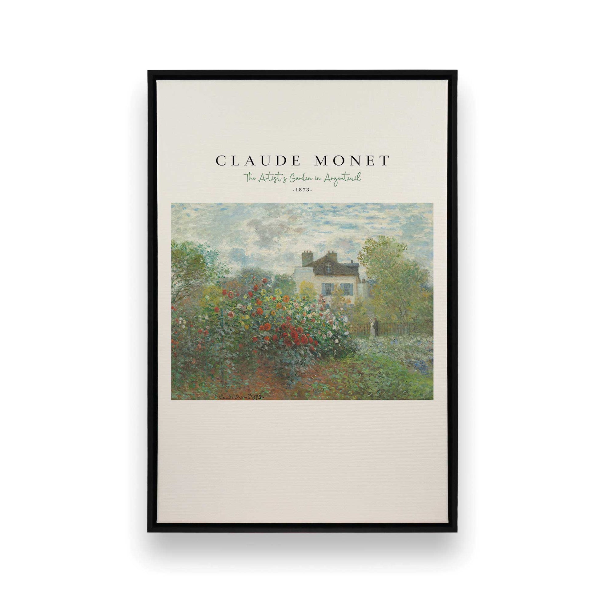 [Color:Satin Black], Picture of art in a Satin Black frame