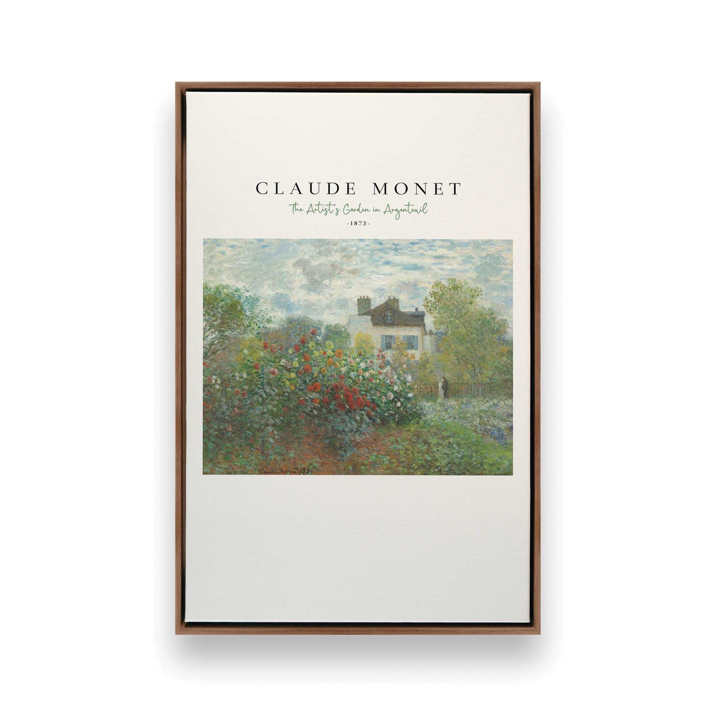 [Color:Walnut], Picture of art in a Walnut frame