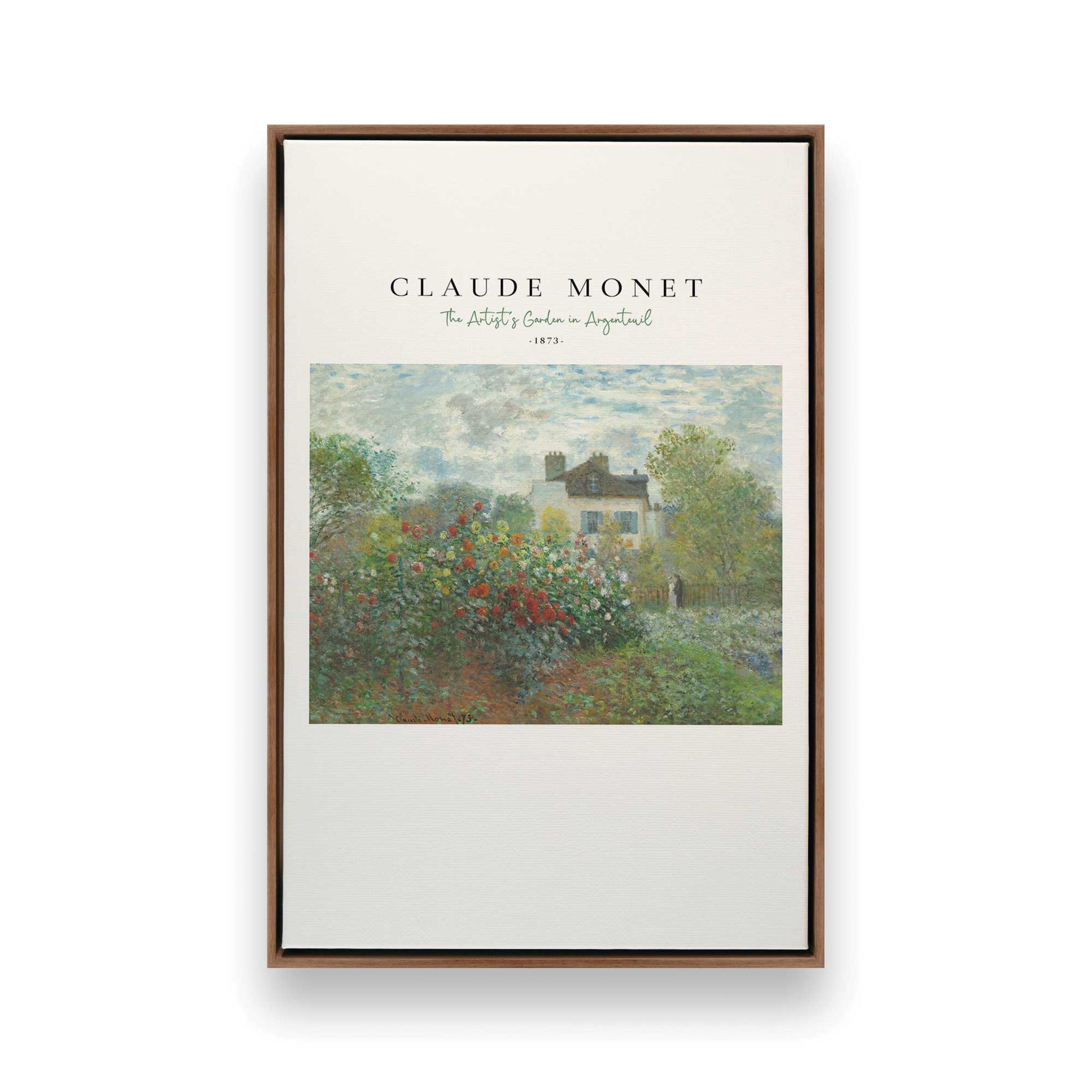 [Color:Walnut], Picture of art in a Walnut frame