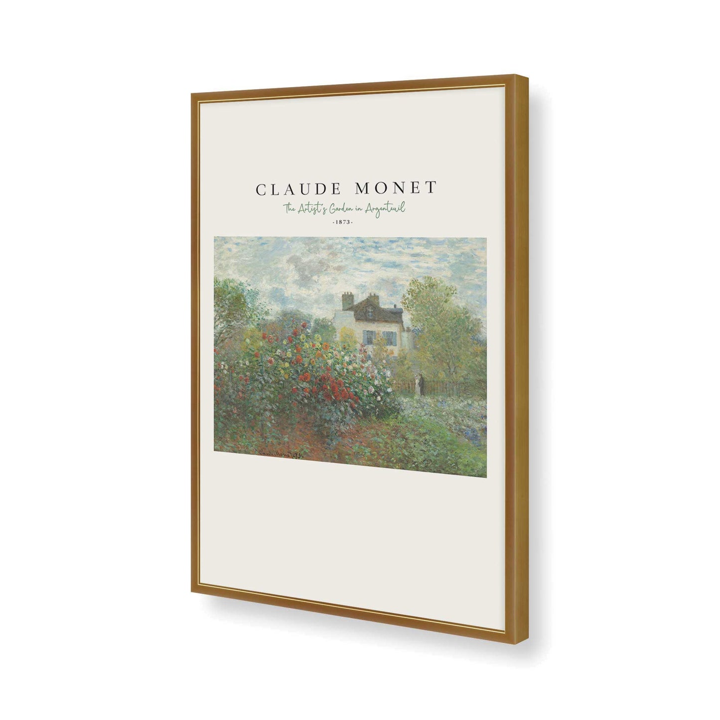 [Color:Polished Gold], Picture of art in a Polished Gold frame of the corner