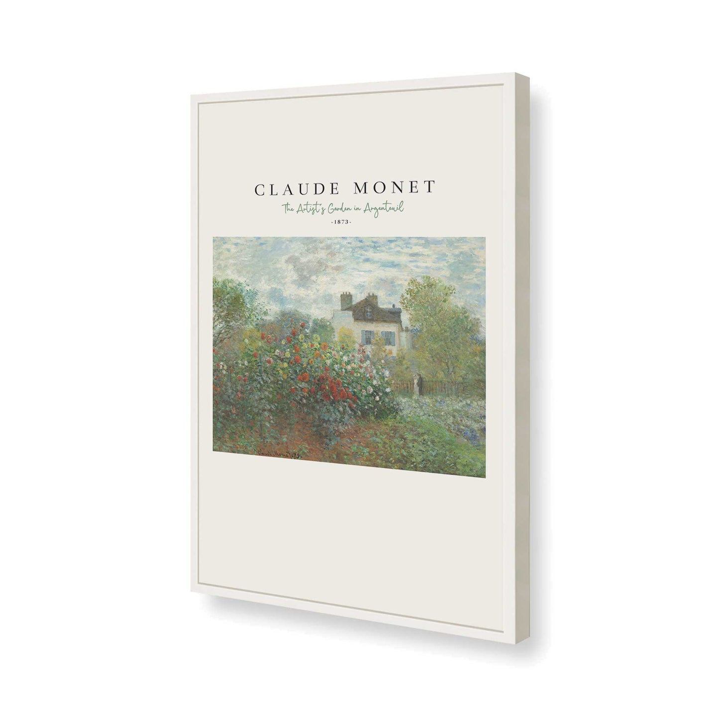 [Color:Opaque White], Picture of art in a Opaque White frame of the corner