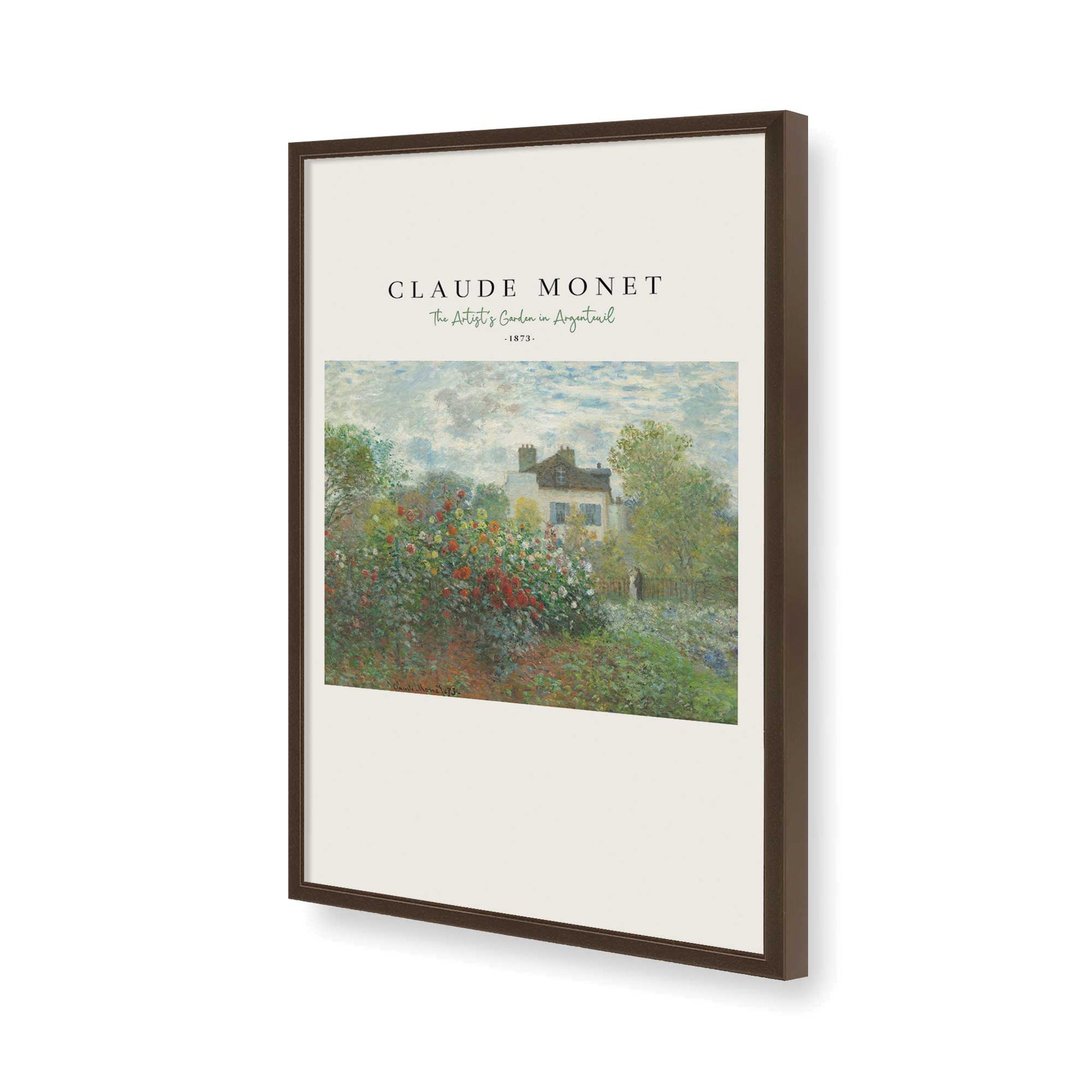[Color:Belvinder Brown], Picture of art in a Belvinder Brown frame of the corner