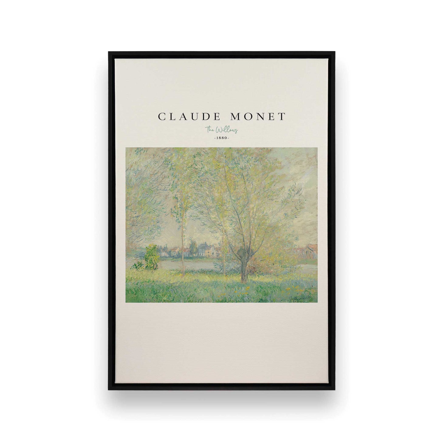 [Color:Satin Black], Picture of art in a Satin Black frame