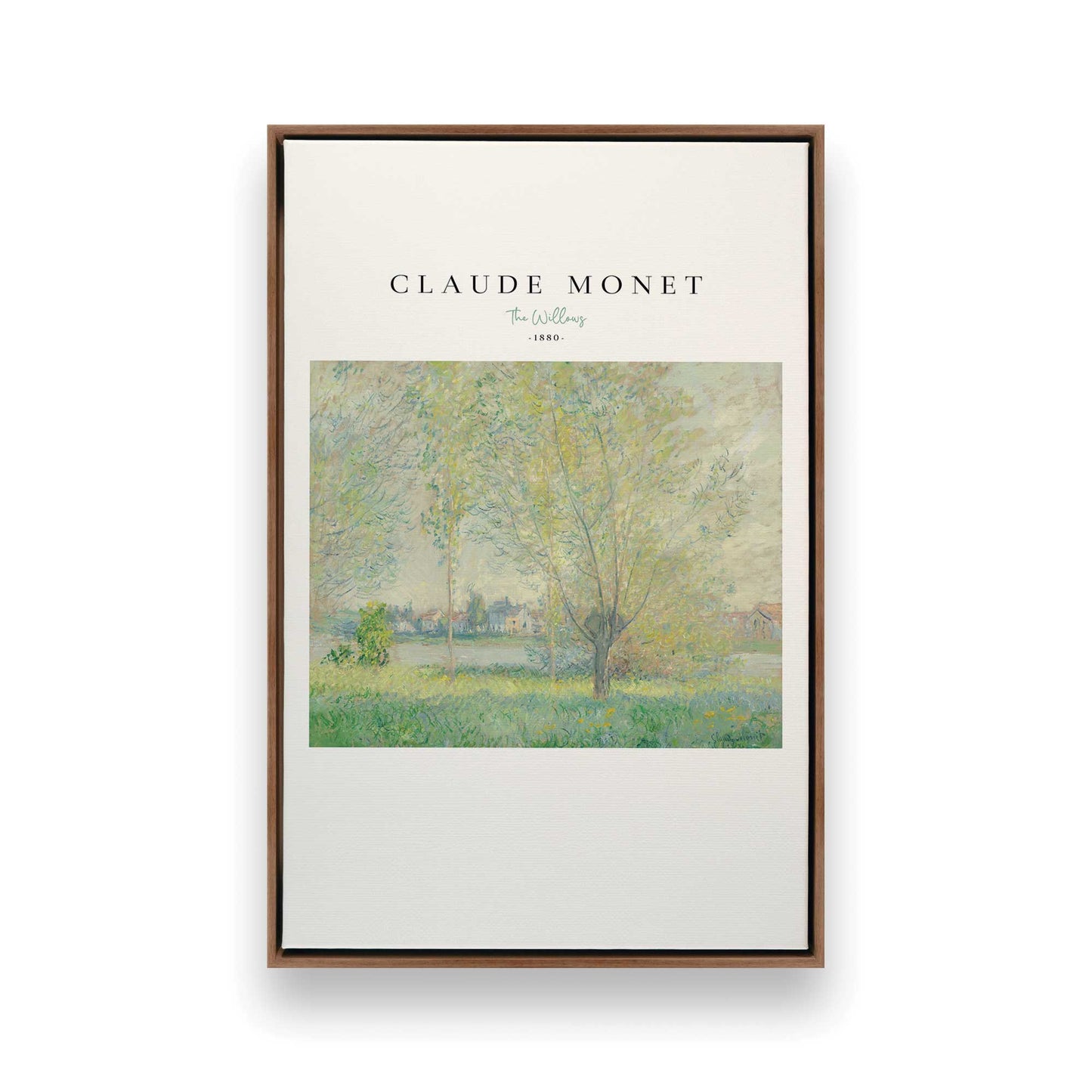 [Color:Walnut], Picture of art in a Walnut frame