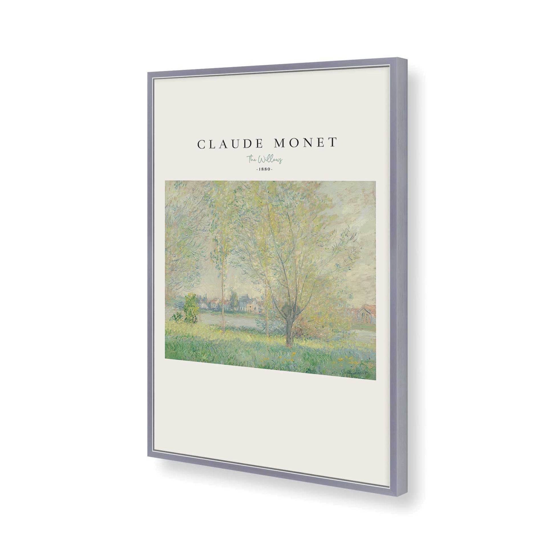 [Color:Polished Chrome], Picture of art in a Polished Chrome frame of the corner