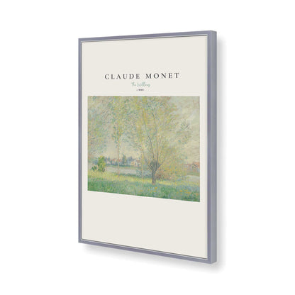 [Color:Polished Chrome], Picture of art in a Polished Chrome frame of the corner