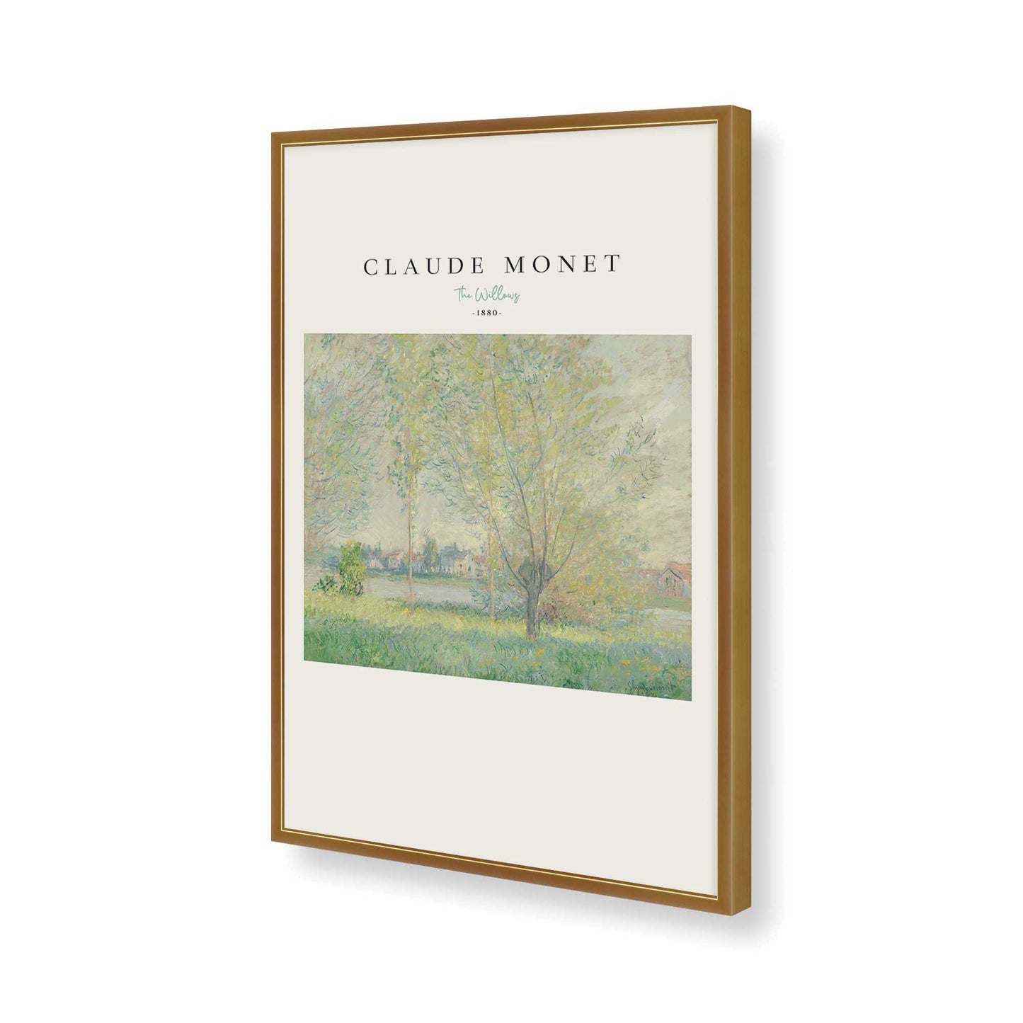 [Color:Polished Gold], Picture of art in a Polished Gold frame of the corner