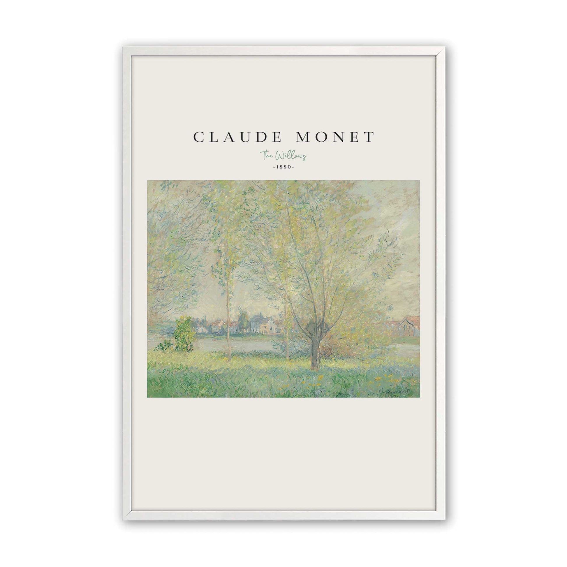 [Color:Opaque White], Picture of art in a Opaque White frame