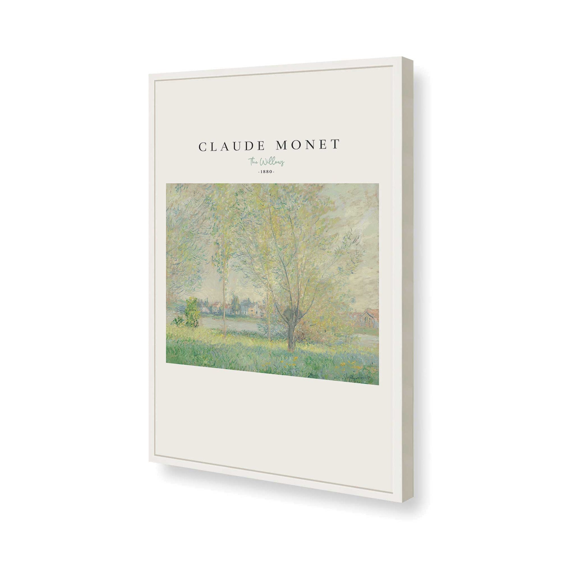 [Color:Opaque White], Picture of art in a Opaque White frame of the corner