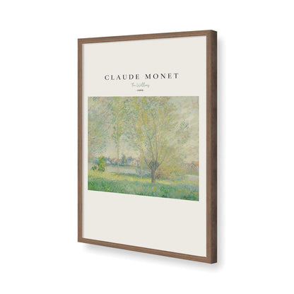 [Color:Walnut], Picture of art in a Walnut frame of the corner